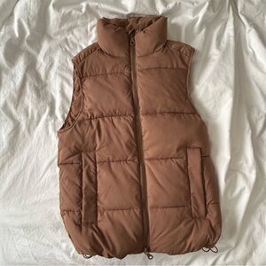 Girlfriend Collective Dusty Pink Everyone Puffer Vest